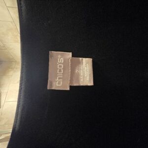 Chico's Black Swing Dress With Bat/ Wide Sleeves